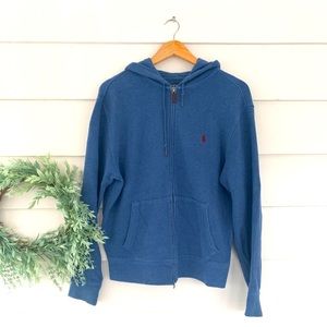 POLO: mens blue jacket